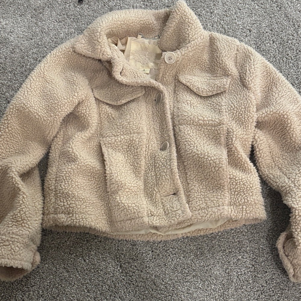 Jou Jou Tan Teddy Jacket